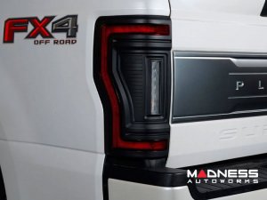 Ford Super Duty Tail Lights - Flush Mount - Oracle - LED - Red